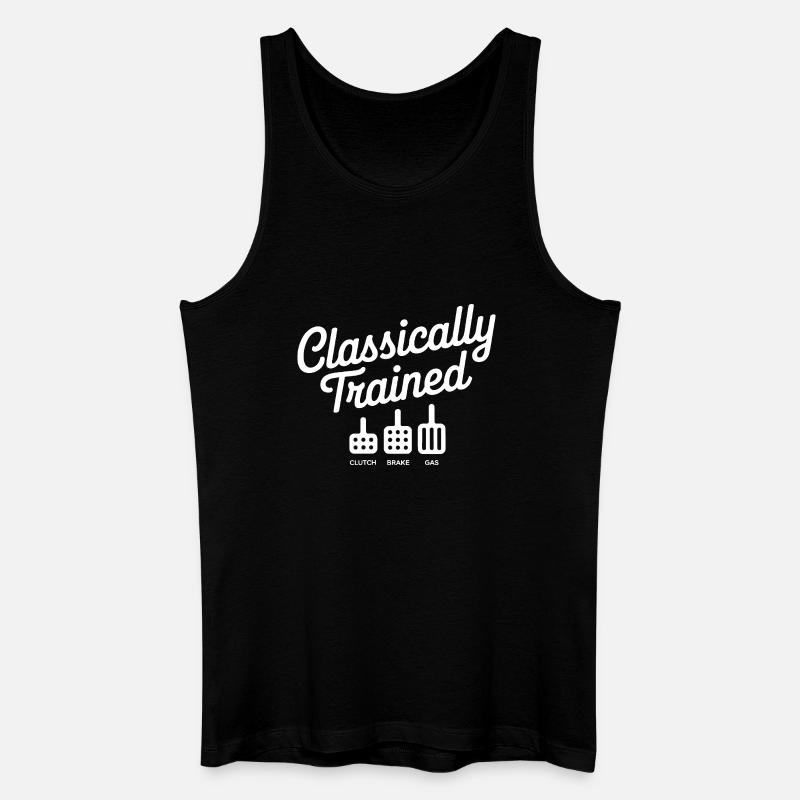 Classically Trained Petrolhead KFZ Mechaniker - Männer Bio Tank Top - Schwarz