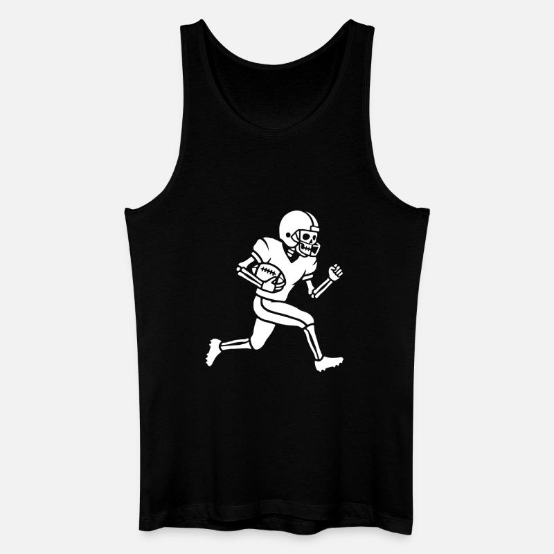 Skeleton Gridiron Runner - Canotta ecologica da uomo - nero