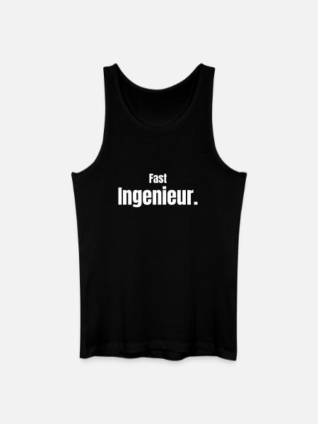 Almost an engineer - Men’s Organic Tank Top - black