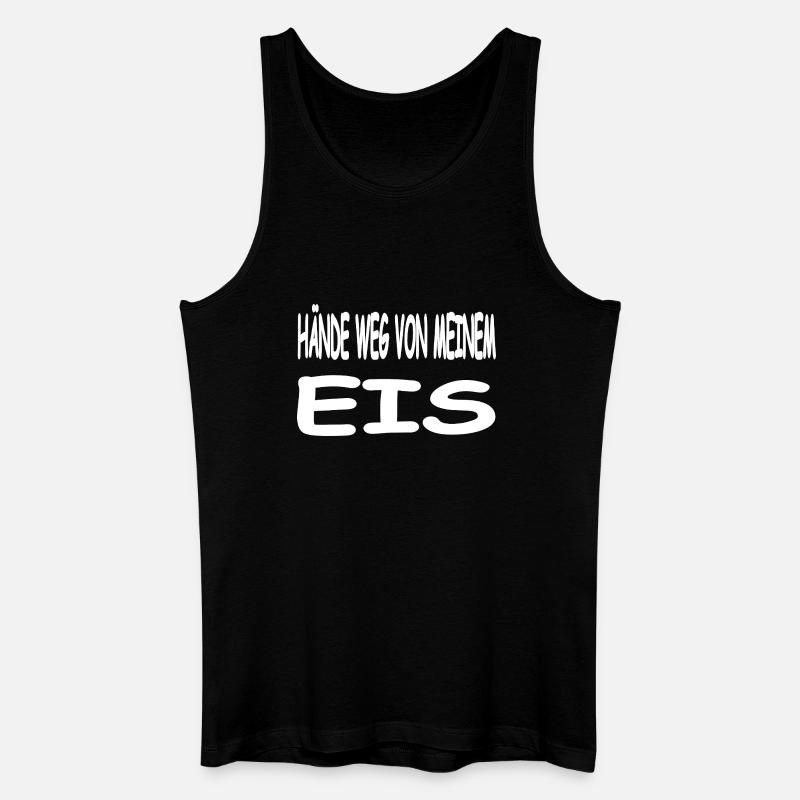 Eis - Männer Bio Tank Top - Schwarz