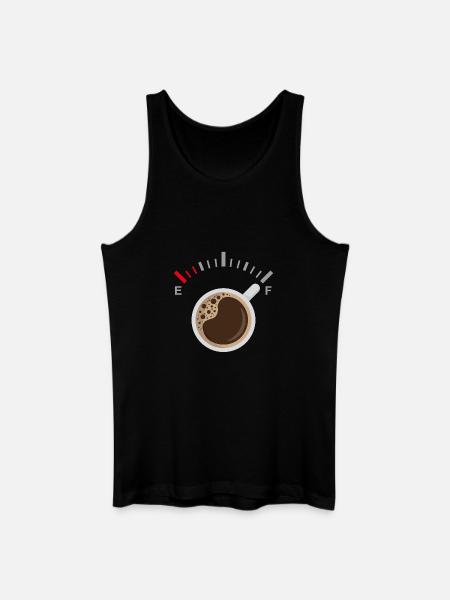 Full of Coffee - Men’s Organic Tank Top - black
