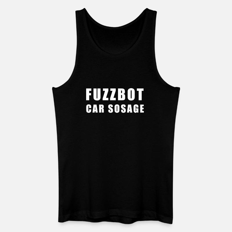 FuzzBot Car Soage - Débardeur bio Homme - noir