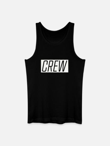 Crew - Männer Bio Tank Top - Schwarz
