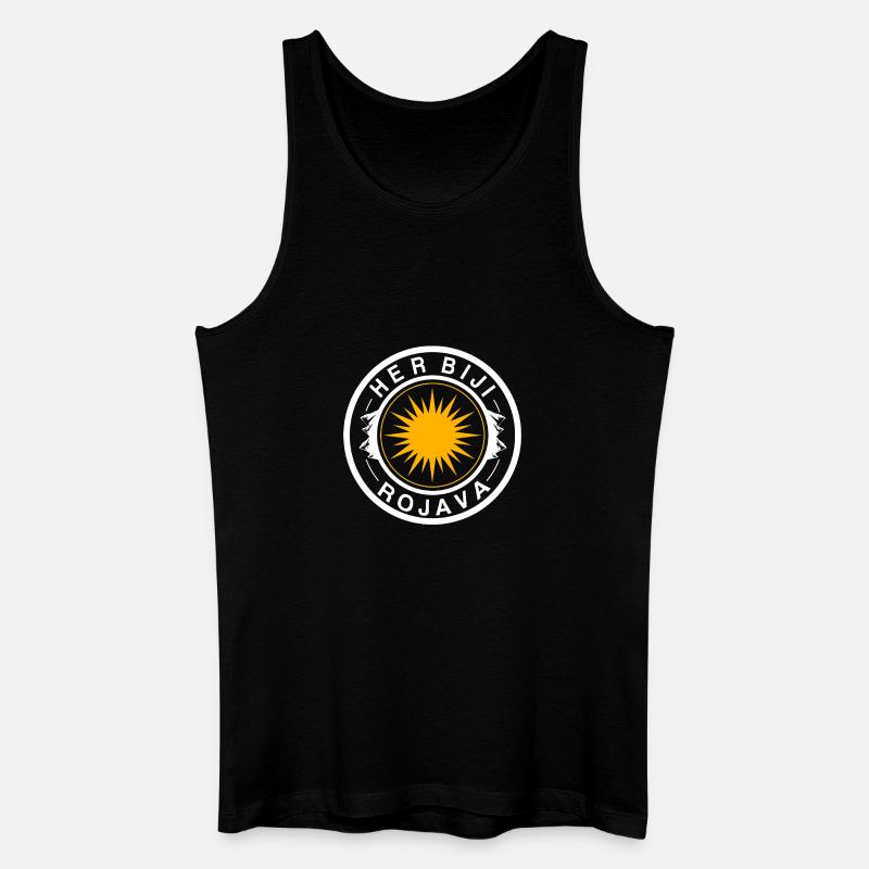 Rojava - Débardeur bio Homme - noir