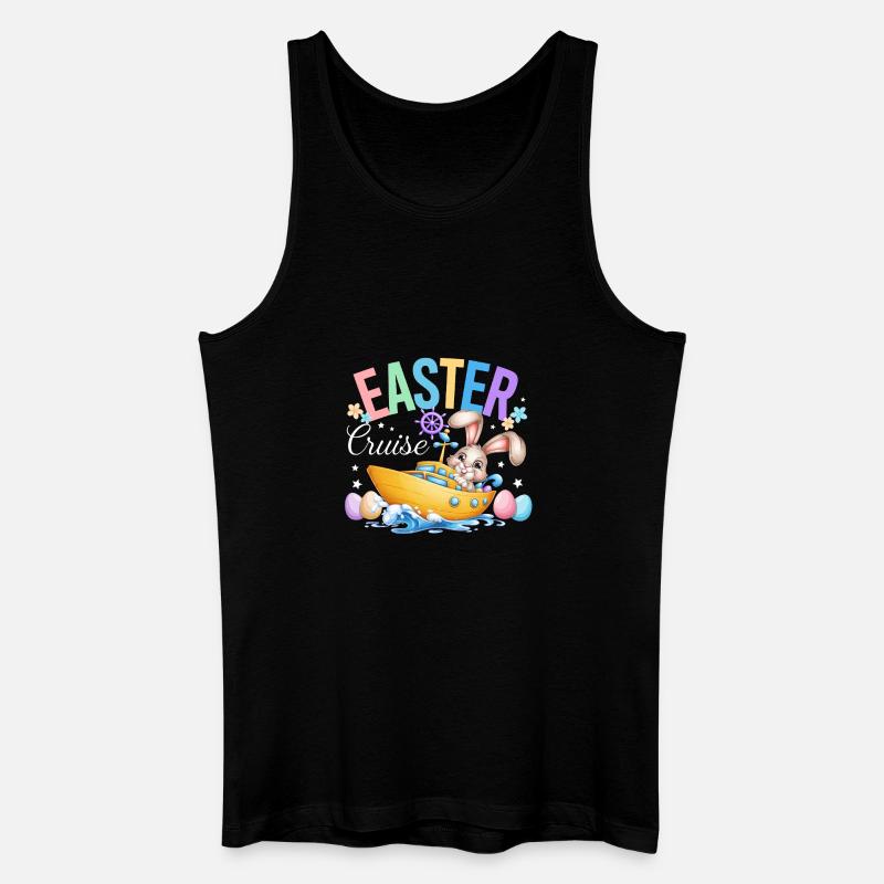 Osterkreuzfahrt-Urlaubszitat - Männer Bio Tank Top - Schwarz