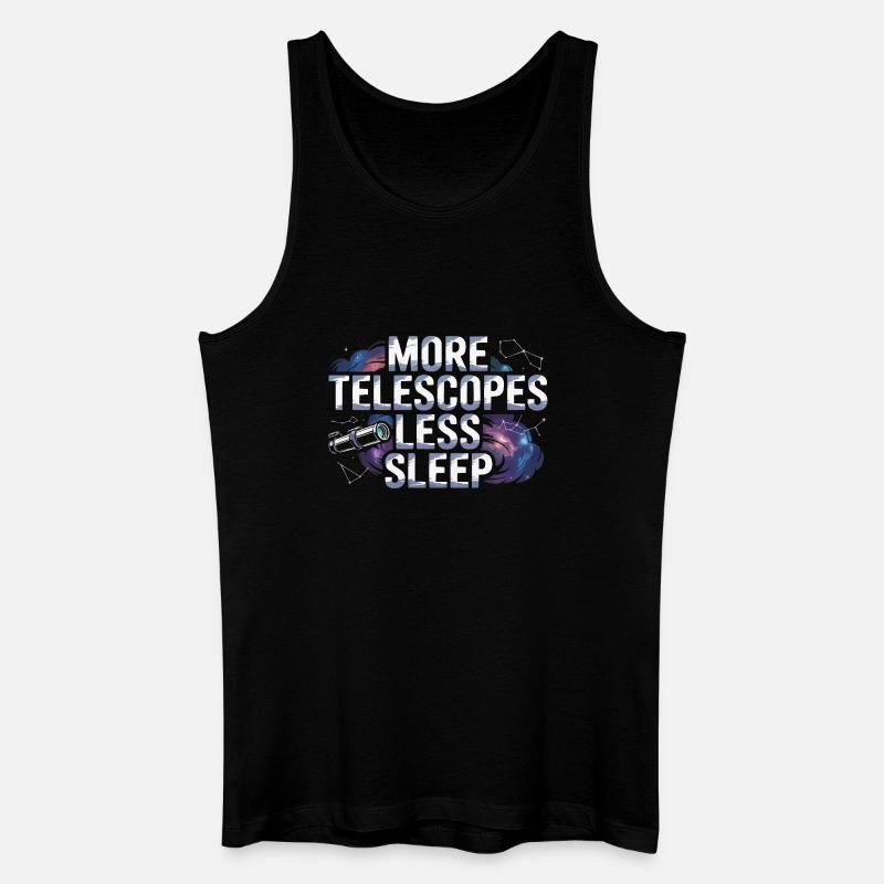 Astronom Galaxy Outerspace Universe Astronomie - Männer Bio Tank Top - Schwarz