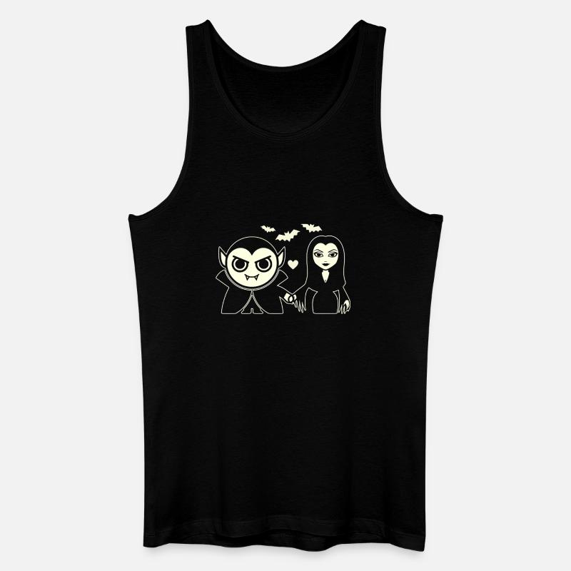 Vampire et Vampire de la Nuit - Débardeur bio Homme - noir