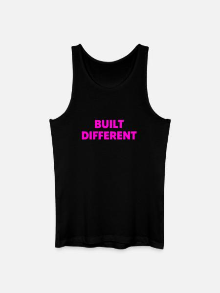 Differently built typography - Men’s Organic Tank Top - black