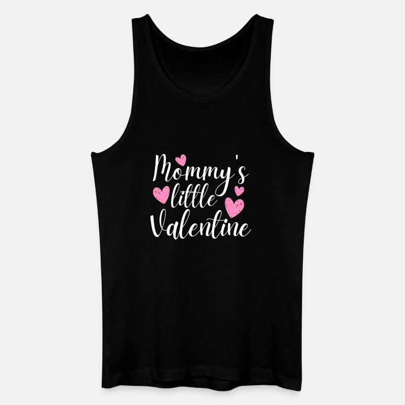 Mamas kleiner Valentin - Männer Bio Tank Top - Schwarz