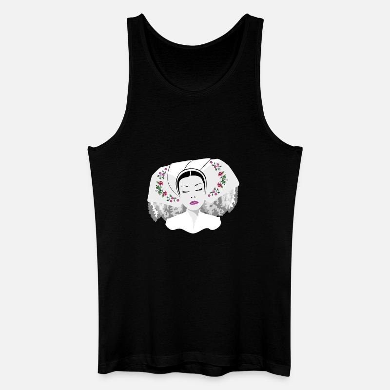 DELNJOSERBOWKA - dark - Männer Bio Tank Top - Schwarz