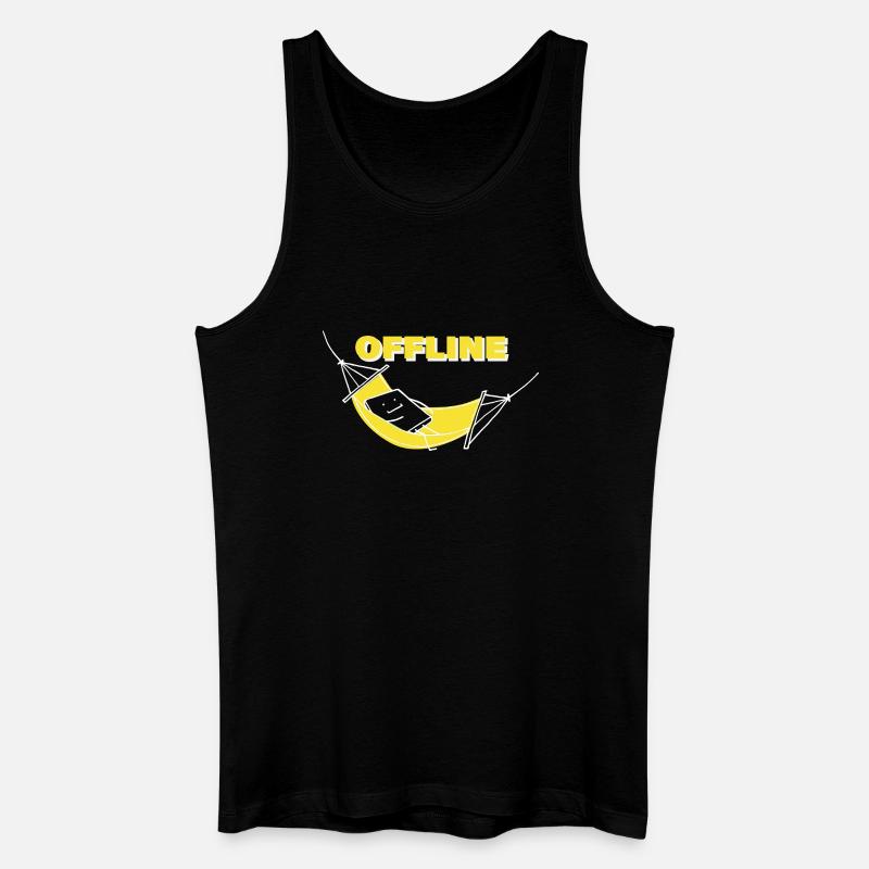 OFFLINE - Männer Bio Tank Top - Schwarz