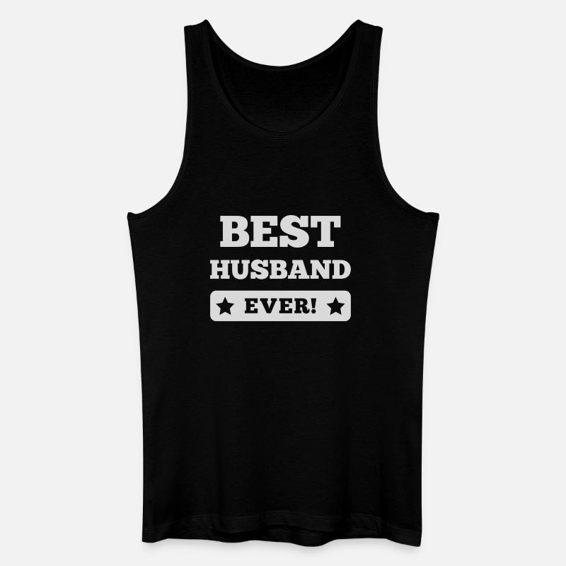 Bester Ehemann aller Zeiten - Männer Bio Tank Top - Schwarz