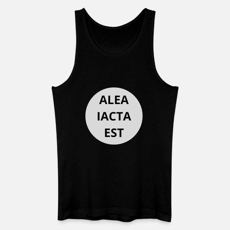 Alea Iacta est - Männer Bio Tank Top - Schwarz