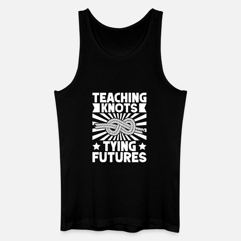 boys scout Scouting Teaching Knots Scout - Männer Bio Tank Top - Schwarz