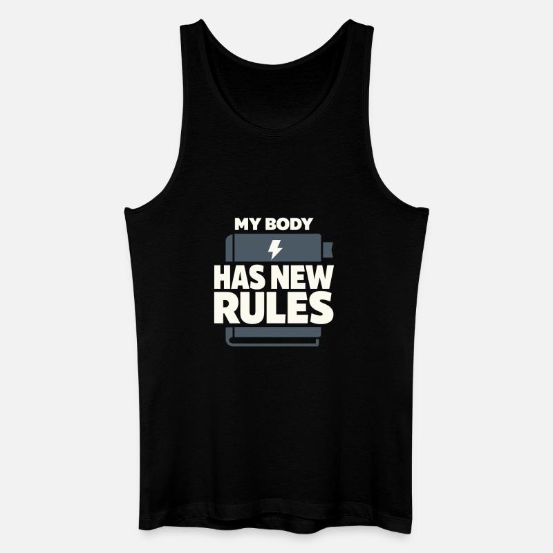 Perimenopause Humor Perimenopause - Männer Bio Tank Top - Schwarz