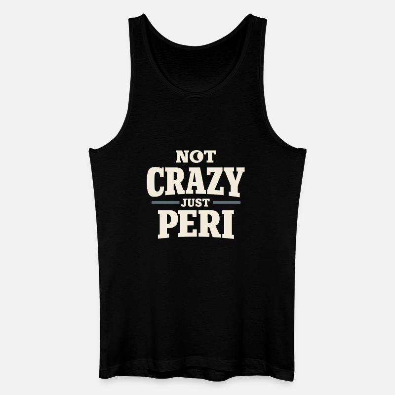 Perimenopause Humor Perimenopause - Männer Bio Tank Top - Schwarz