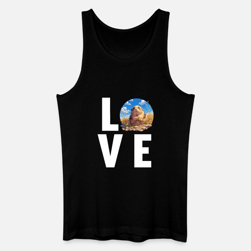 Lemminge Lemming - Männer Bio Tank Top - Schwarz