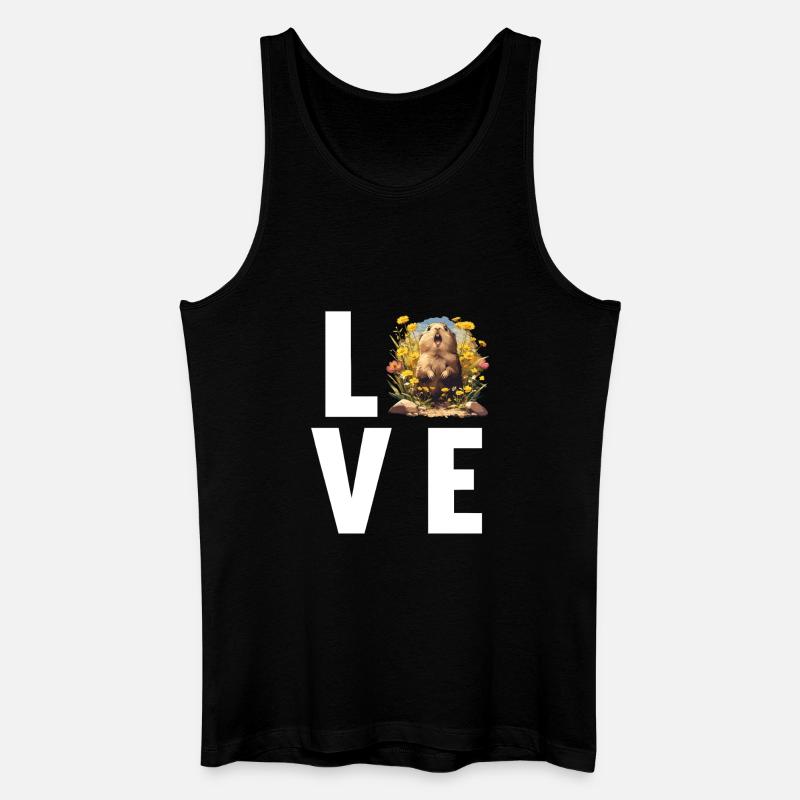 Lemminge Lemming - Männer Bio Tank Top - Schwarz