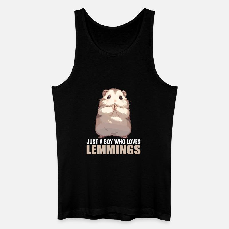 Lemminge Lemming - Männer Bio Tank Top - Schwarz