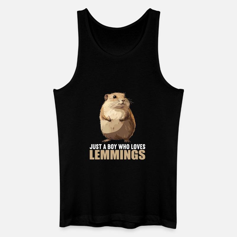 Lemminge Lemming - Männer Bio Tank Top - Schwarz
