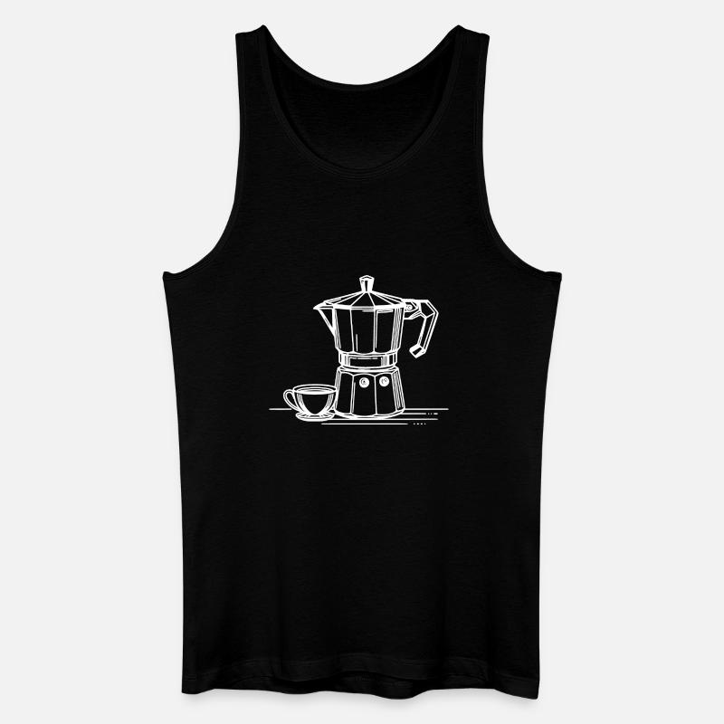 Bialetti - Männer Bio Tank Top - Schwarz