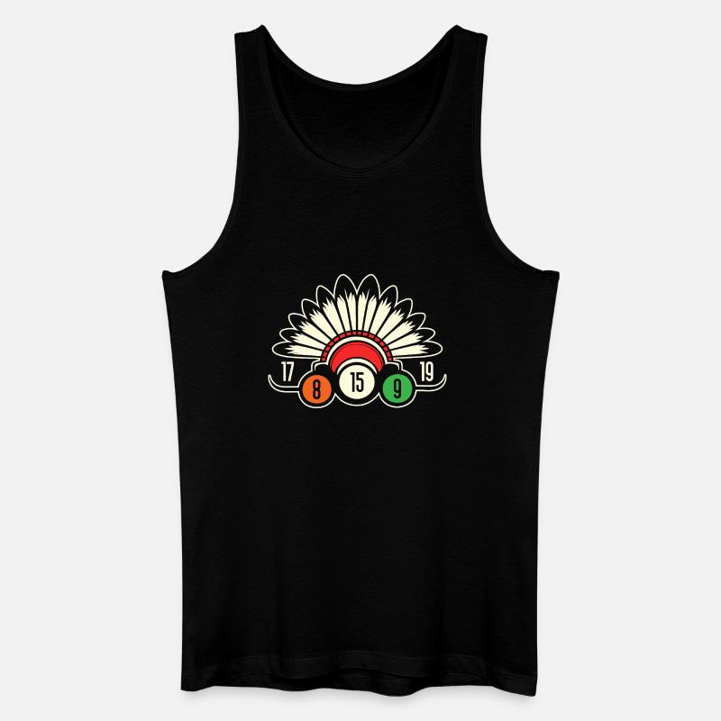 Bingo Game Indians Bingo - Männer Bio Tank Top - Schwarz