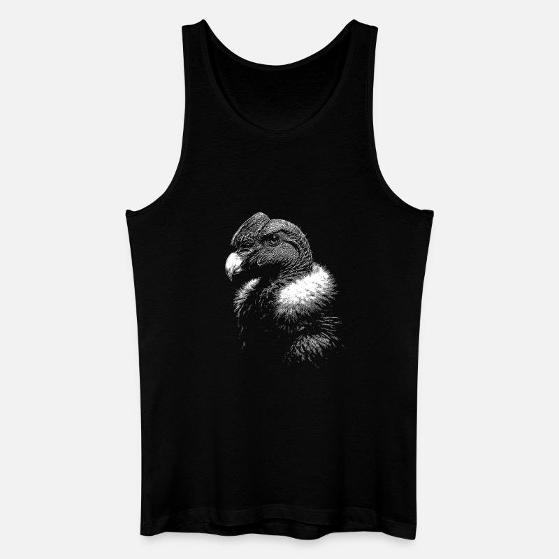Kondor - Männer Bio Tank Top - Schwarz