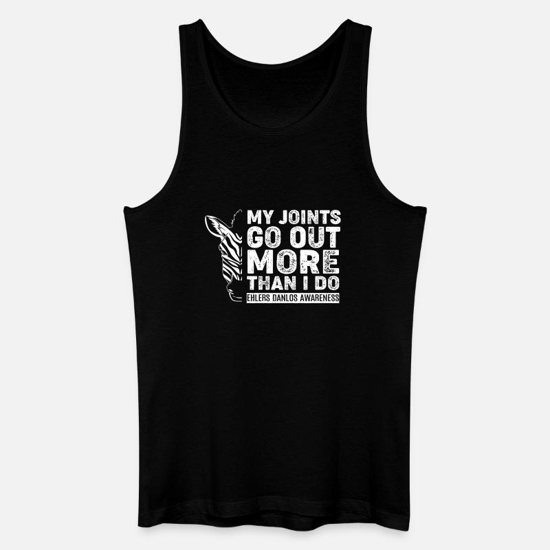 Ehlers-Danlos-Syndrom EDS HSD - Männer Bio Tank Top - Schwarz