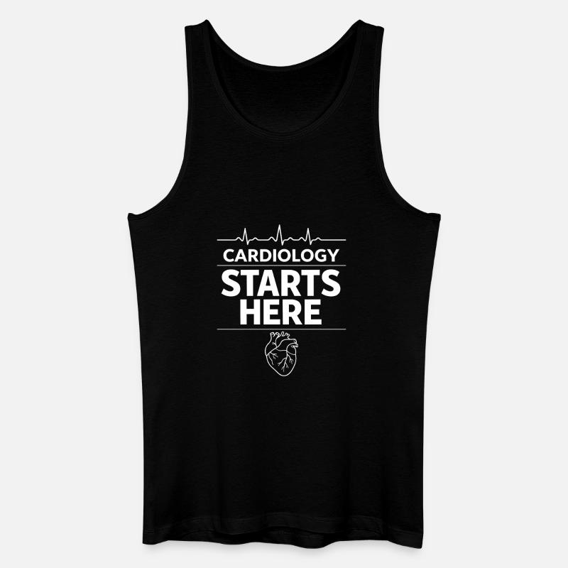Herzultraschalltechniker Echo-techniker - Männer Bio Tank Top - Schwarz