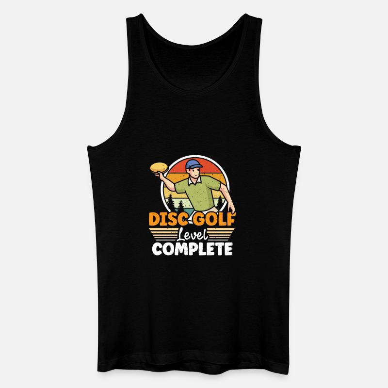 Disc Golf Geschenke Discgolf - Männer Bio Tank Top - Schwarz