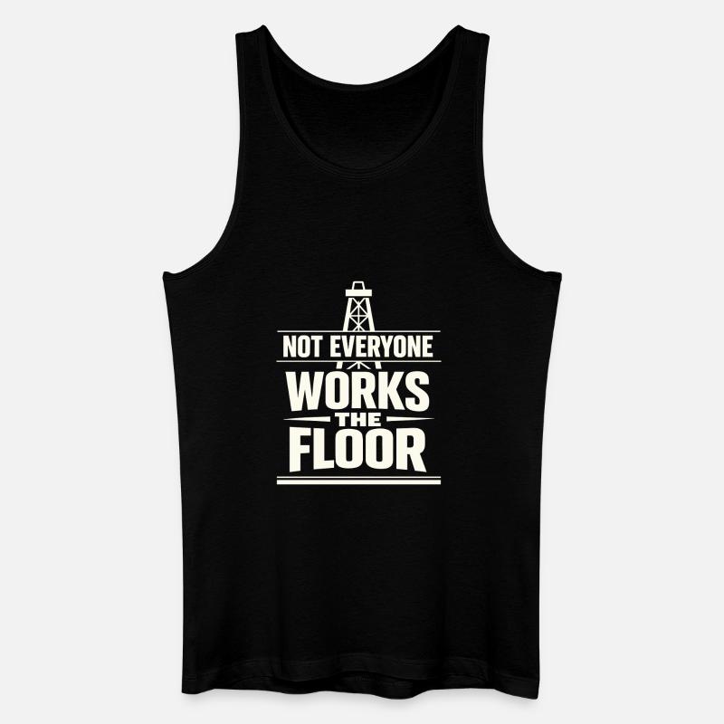 Offshore-bohrer-rig-bohrer Bohrboden Offshore - Männer Bio Tank Top - Schwarz