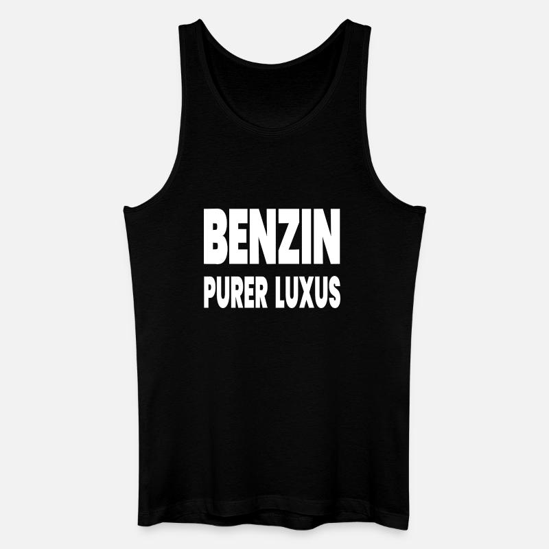Benzin - Männer Bio Tank Top - Schwarz