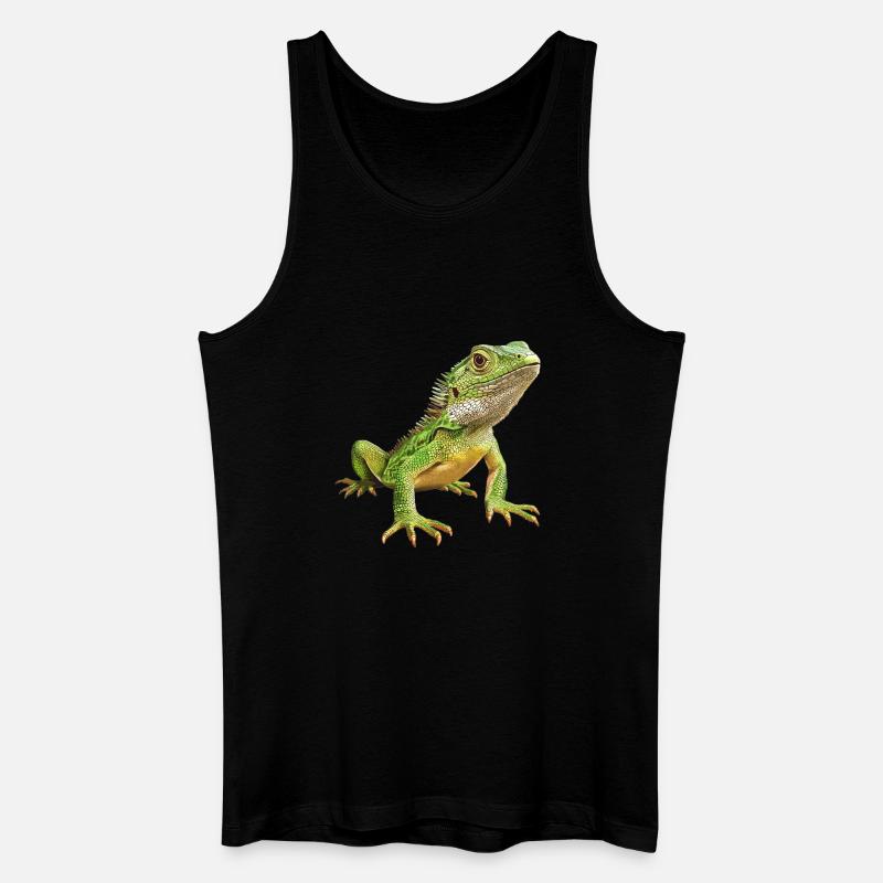 Eidechsen Eidechse - Männer Bio Tank Top - Schwarz