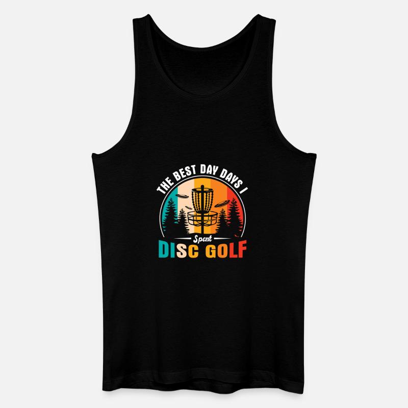 Disc Golf Geschenke Discgolf - Männer Bio Tank Top - Schwarz