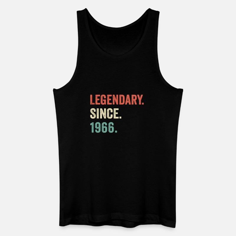legendär seit 1966 - Männer Bio Tank Top - Schwarz