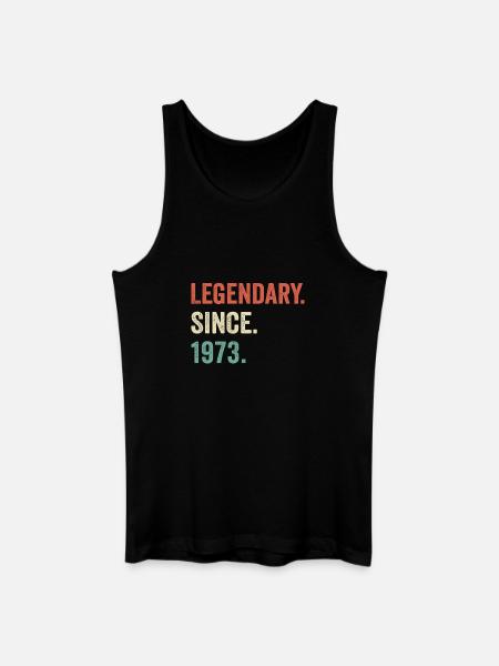 legendary since 1973 - Men’s Organic Tank Top - black