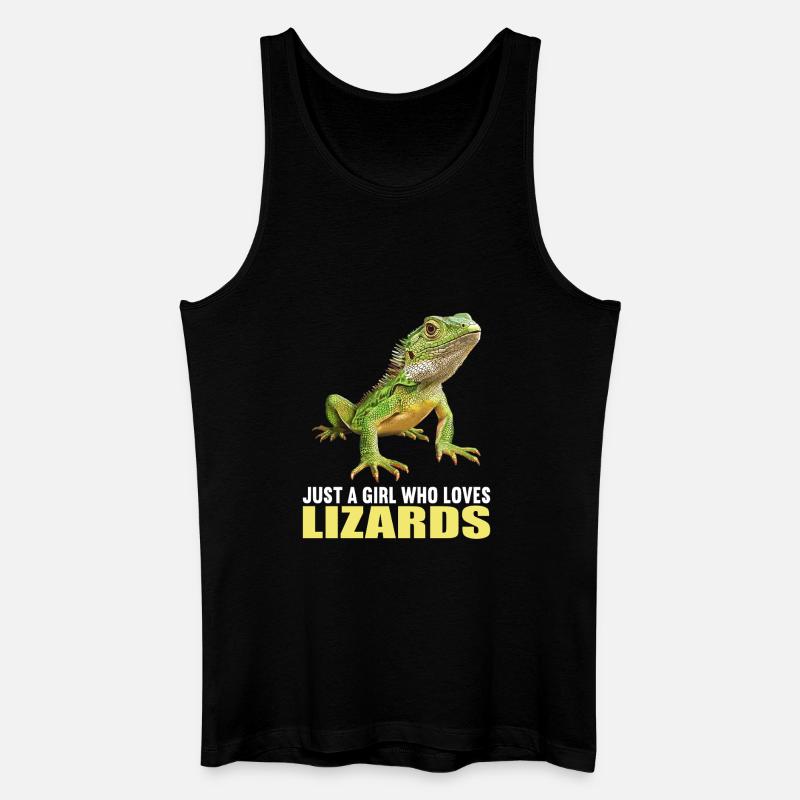 Eidechsen Eidechse - Männer Bio Tank Top - Schwarz
