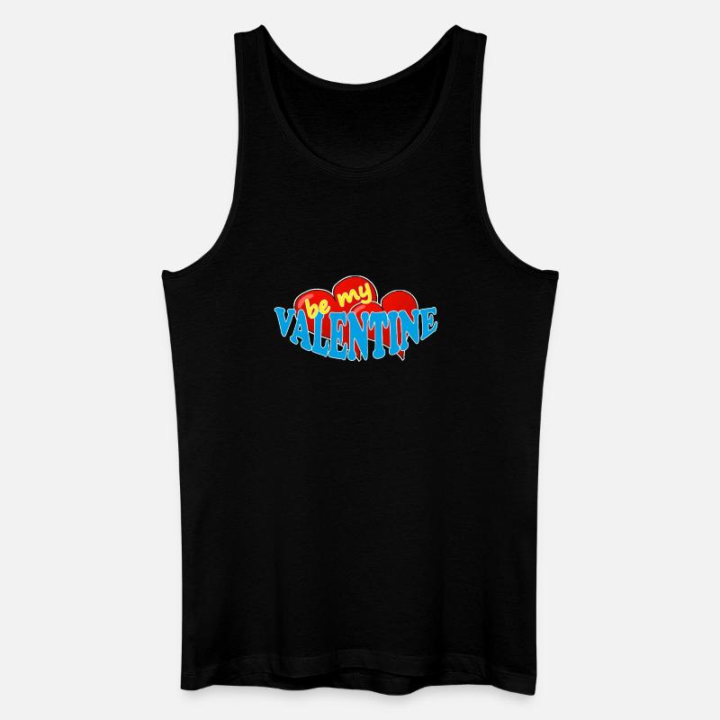 VALENTINE - Männer Bio Tank Top - Schwarz