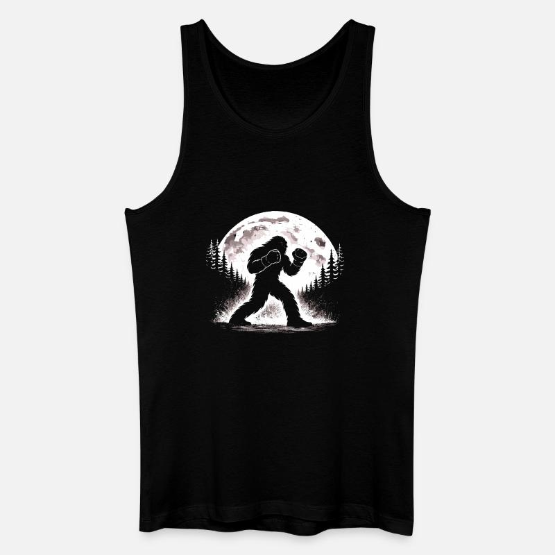 Bigfoot Boxer - Männer Bio Tank Top - Schwarz