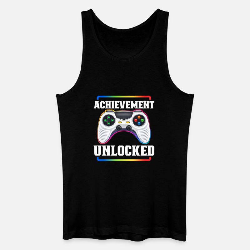 Gaming Gamer Videospiele Controller Zocken Zocker - Männer Bio Tank Top - Schwarz