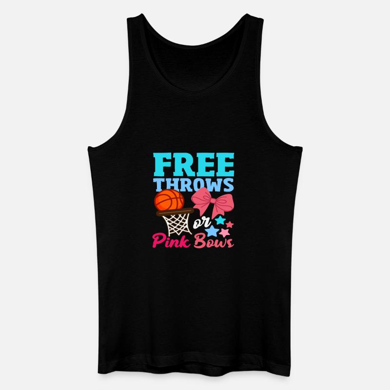 Freiwürfe Oder Schleifen Basketball - Männer Bio Tank Top - Schwarz