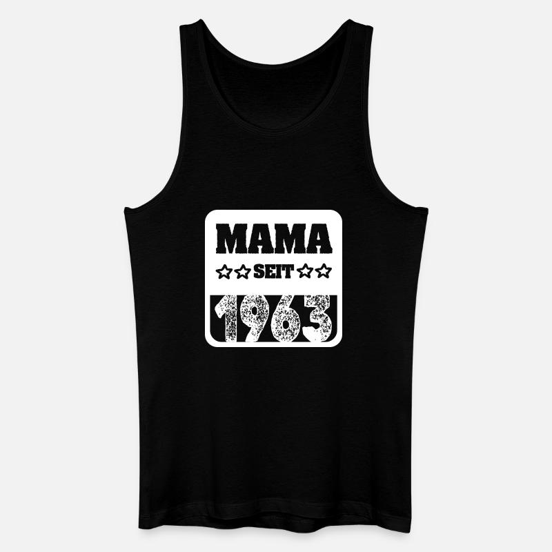 Geburt 1963 - Männer Bio Tank Top - Schwarz