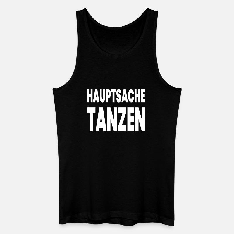 Tanzen - Männer Bio Tank Top - Schwarz