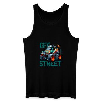 Offroad Monster Truck 4x4 - Men’s Organic Tank Top - black - Front
