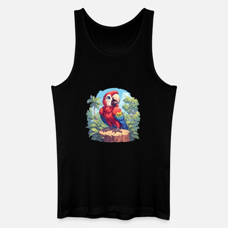 Macaw's Era - Men’s Organic Tank Top - black