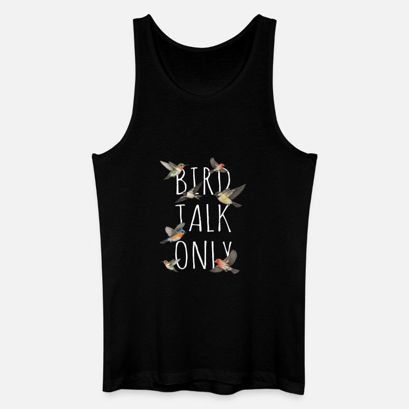 Bird Watching Birding Bird Watcher Vogel-Nerd - Männer Bio Tank Top - Schwarz