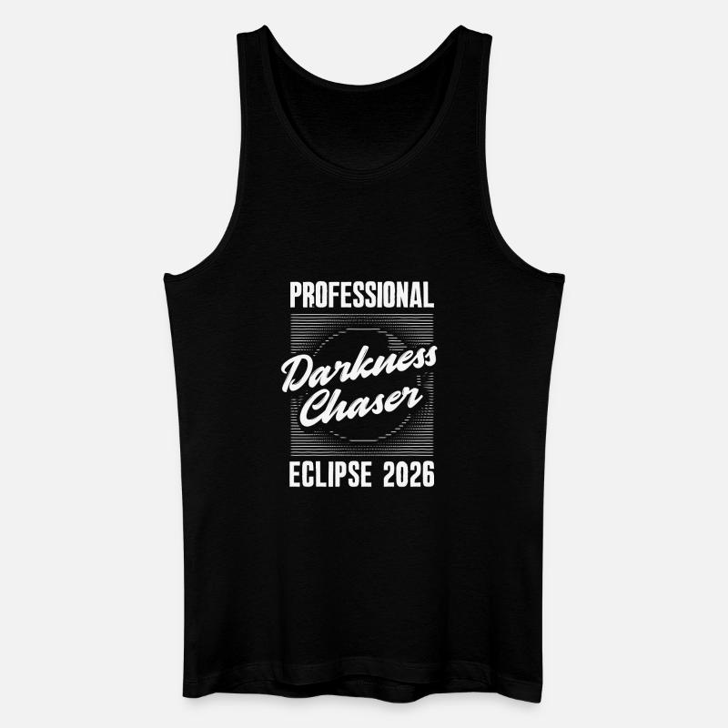 Solar eclipse 2026, August 12 - Men’s Organic Tank Top - black