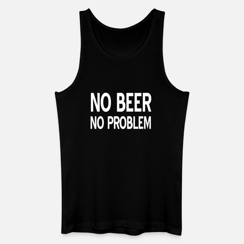 Bier - Männer Bio Tank Top - Schwarz