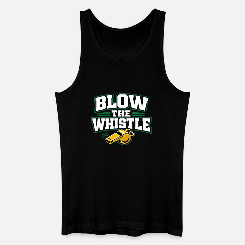 Fußballtraining Jugend-sport-trainer - Männer Bio Tank Top - Schwarz
