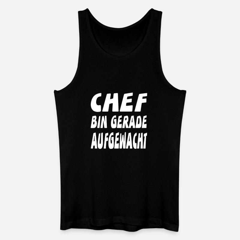 Chef - Männer Bio Tank Top - Schwarz